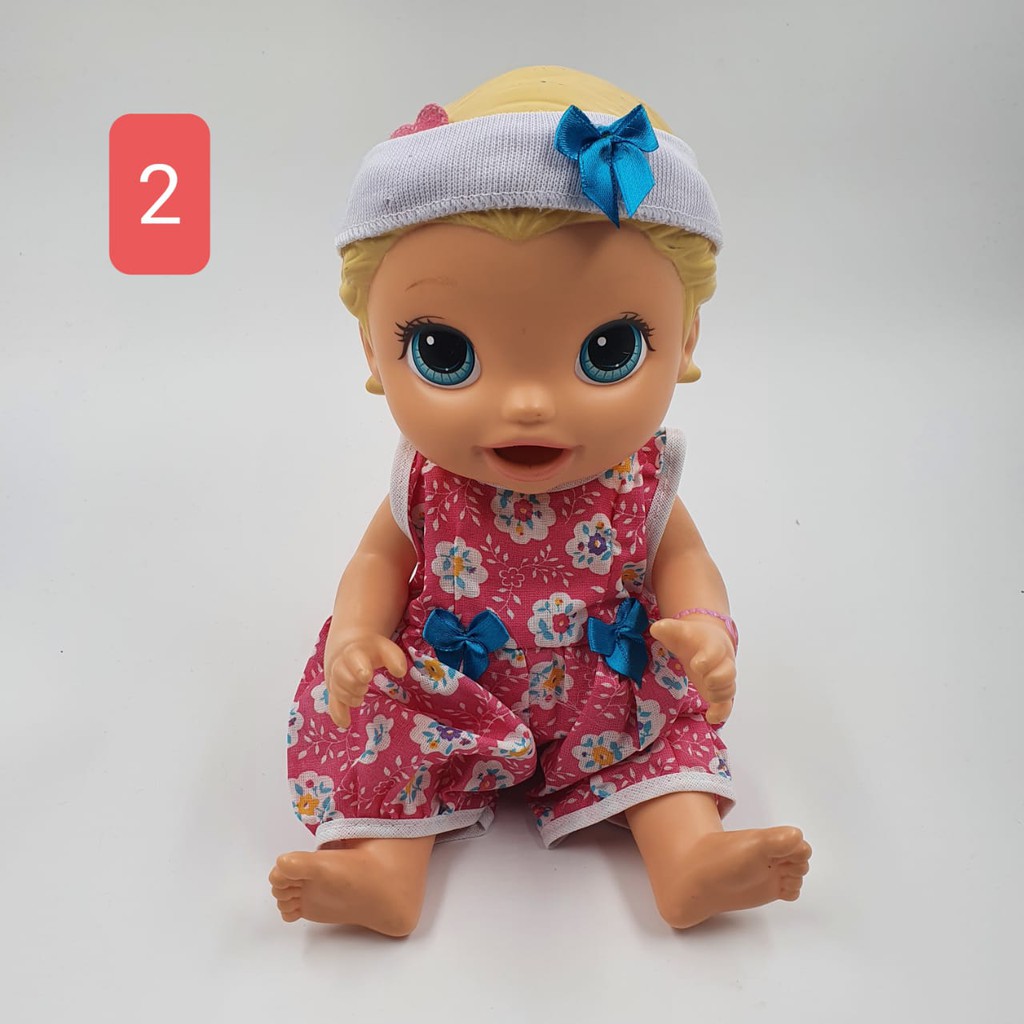 Roupa Boneca Baby Alive Kit C/ 8 Peças Pronta Entrega.