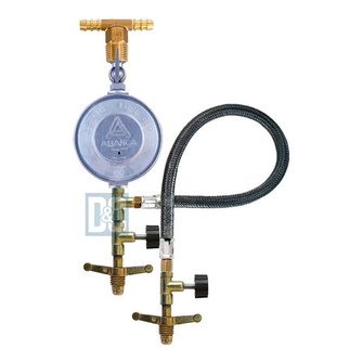 Kit Gás Aliança 1kg Saída Dupla 3/8bm P/ Dois Botijões P13