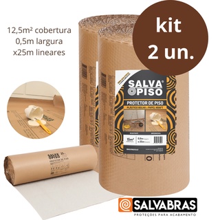 2 Salva Piso 0,50cmX25m Proteção Obra Reforma