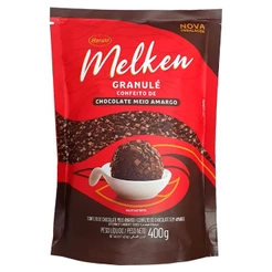 Granulado Melken Granulé Meio Amargo 400g - Harald