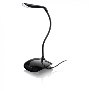 Luminária LED Multilaser USB 3 Níveis De Luz Preta - AC272
