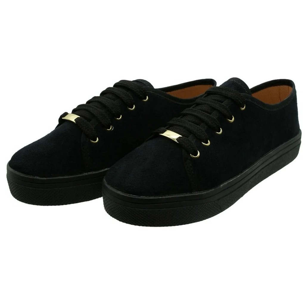 sapatenis feminino todo preto