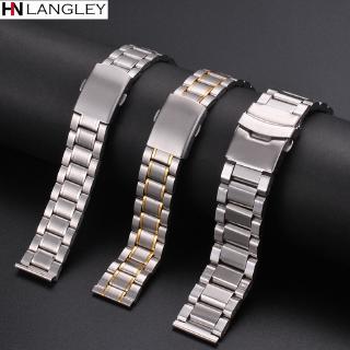 Pulseira De Aço Inoxidável De 12mm/14mm/16mm/18mm/20mm/22mm/24mm Largura Para Relógio /