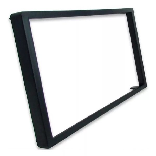 Moldura 2 Din Honda Fit 2001 a 2012, City Dx 2009 a 2012 - Black Piano em Oferta na Shopee