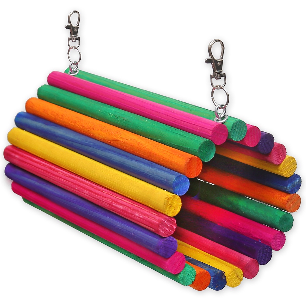 Brinquedo Tunel Arco Iris Para Hamster Gerbil Camundongo Em Madeira Pinus Colorida