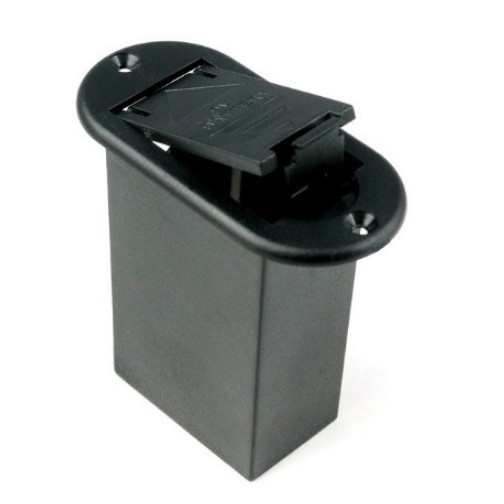 Compartimento Box Para bateria 9 Volts P/instrumento Acustico