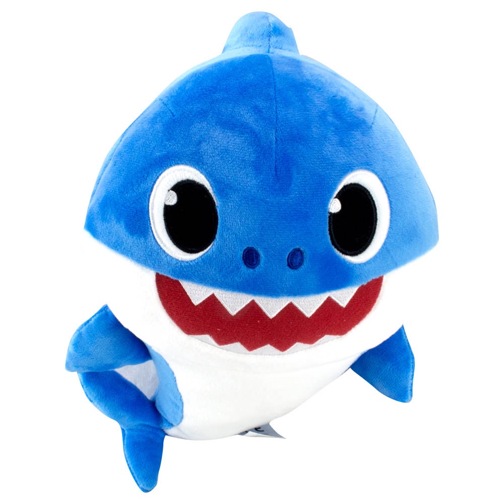 Baby Shark - Pelúcia 30Cm Com Música - Daddy Shark em Oferta na Shopee
