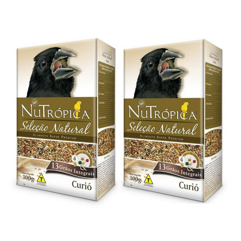Kit 2 Unidades Ração Seleção Natural Curió 300g Nutrópica