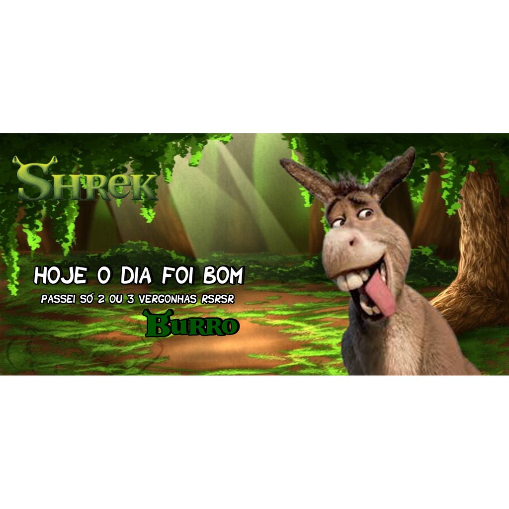 Caneca Burro do Shrek | Shopee Brasil