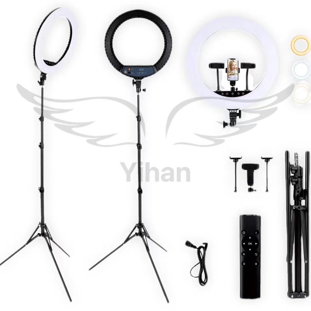 Iluminador Led Ring Light De 18 Polegadas Lives Tripé 210cm