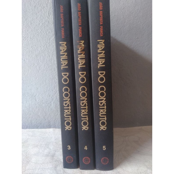 3 livros manual do construtor combo