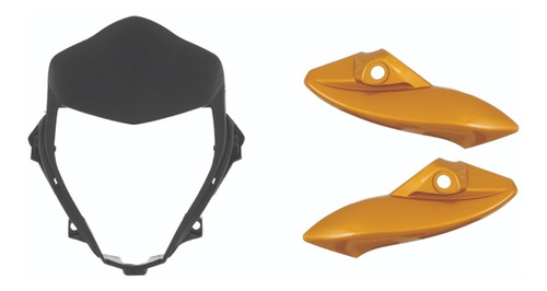 Kit Carenagem Carcaça Farol + Bananinha Farol Honda Cb 300 R
