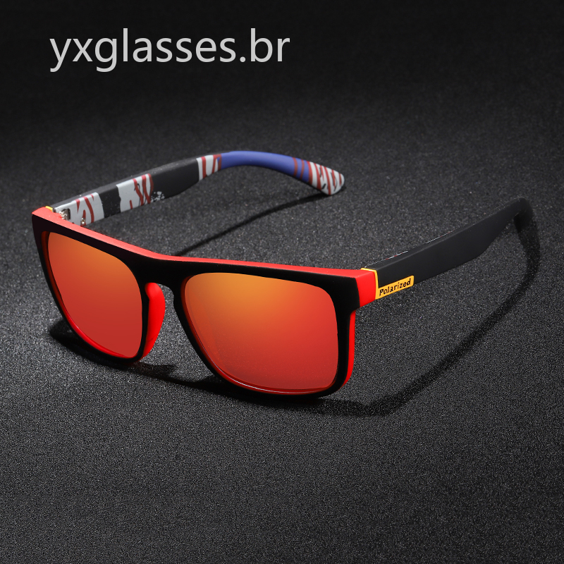 ( yxglasses.br ) Polarizados Culos De Sol Da Moda Masculino De Senhora Quadraos Retro Para Exterior Homens Marca Polaroid Óculos De Sol