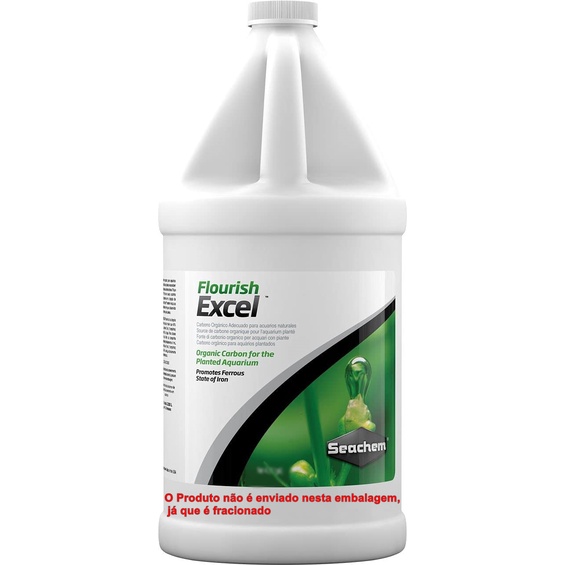 Carbono Líquido Excell à granel- 1 litro + Seringa Dosadora