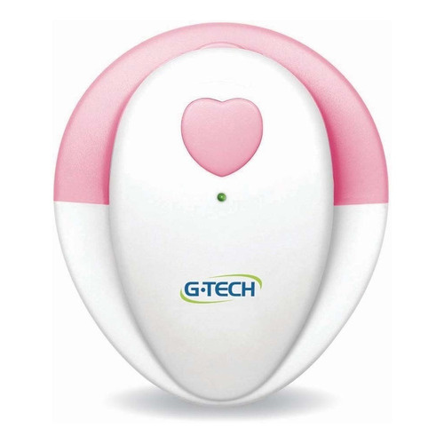 Doppler Fetal Pocket G-tech Cor Rosa + Fone + Gel + Bateria