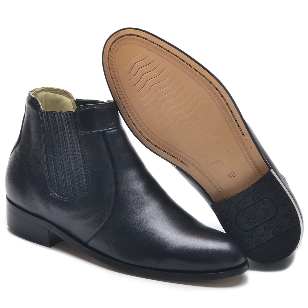 Botina Bota Masculina Comitiva Confortável Costurada A Mao Macia Sola De Couro Social Casual Oferta