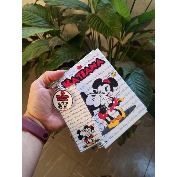 Caderneta/caderno A6 (10X15) capa personalizada