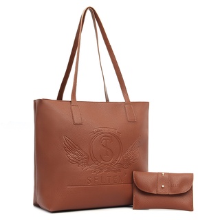 Kit Bolsa De Lado Feminina Estilo Sacola Bucket Bag com porta oculos Tendência Classica E Despojada Versatil e espaçosa