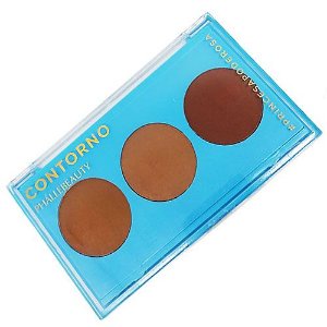 Paleta de Contorno com 3 cores PhálleBeauty  PH03201A1 em Oferta na Shopee