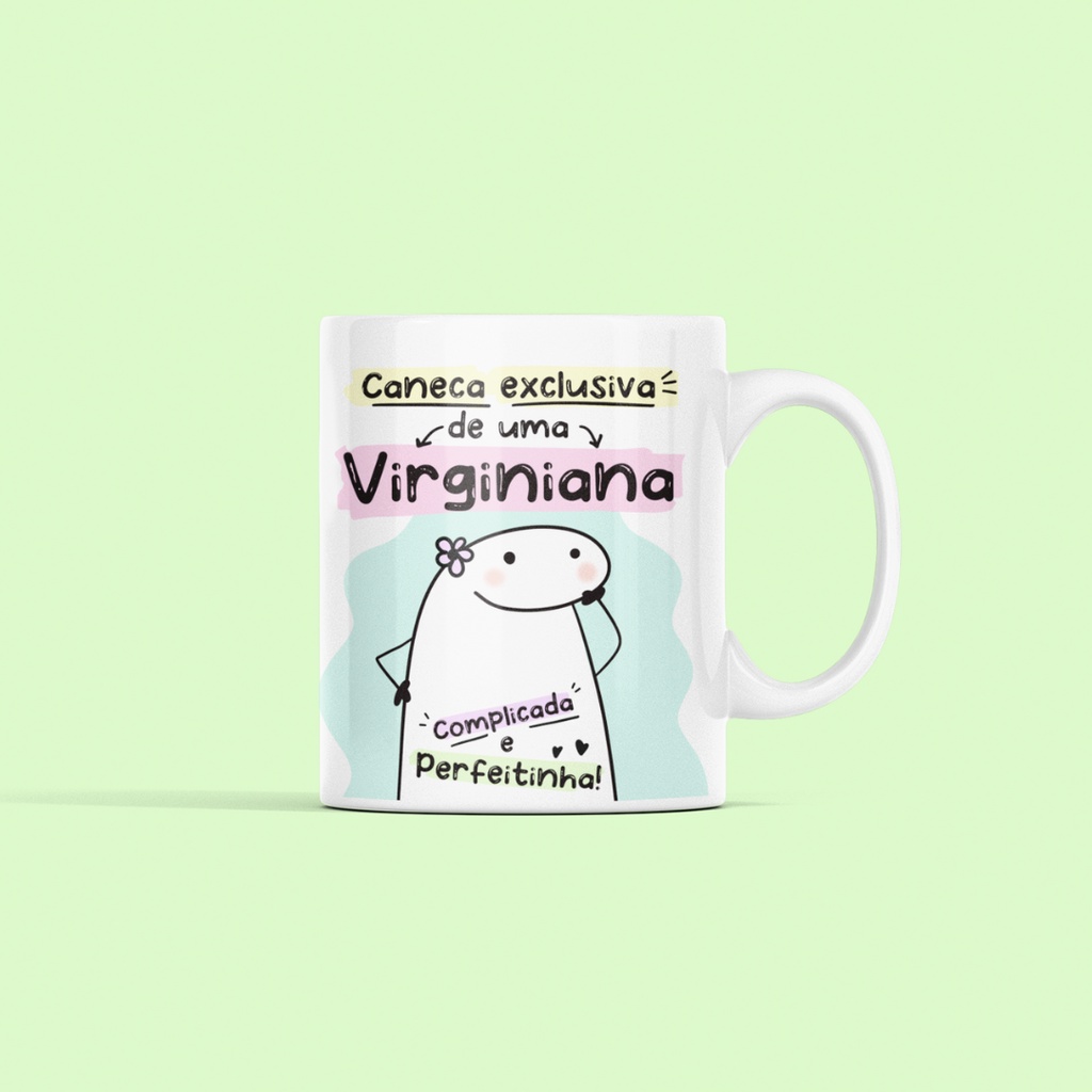 Caneca Porcelana Cozinha Personalizada Presente Florks Signos Shopee Brasil 