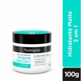 Creme Facial Neutrogena Face Care Intensive Hidratante Matte 3 Em 1 Com 100g em Oferta na Shopee