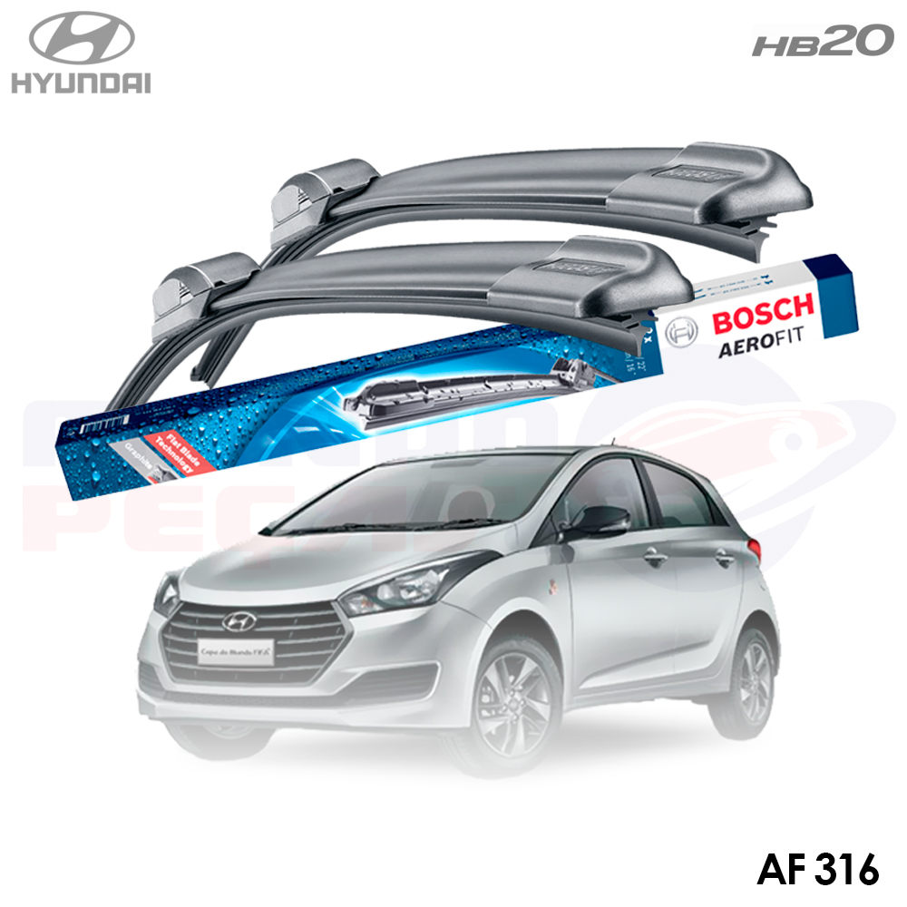 Limpador Parabrisa Hb20 Hb 20 Hb20s Hb20x Bosch