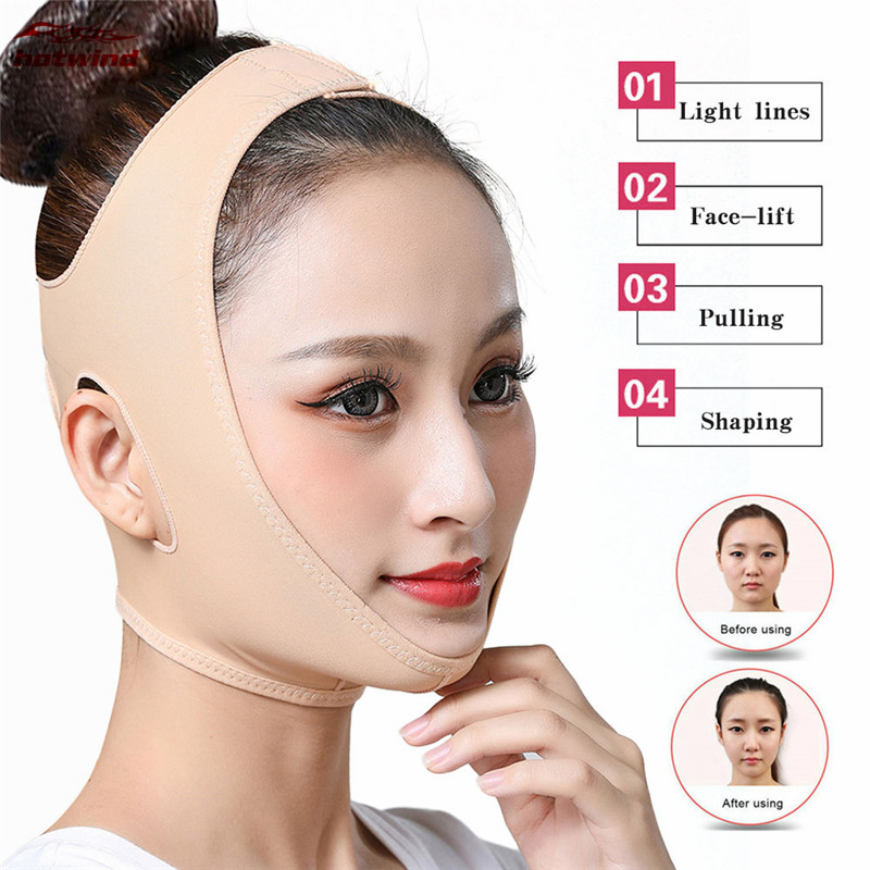 Ferramentas Para Lifting Facial, Faixa Facial De Pelo Dupla, Queixo P-Xgg