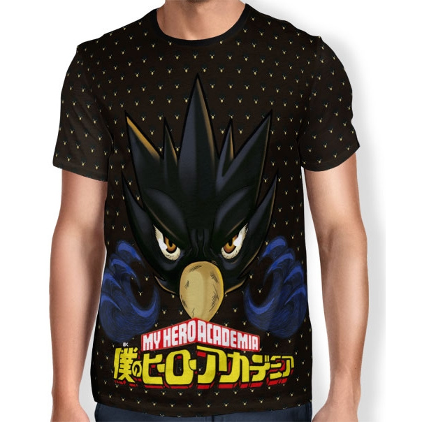 Camisa Full Print Fumikage Tokoyami - Boku No Hero Academia