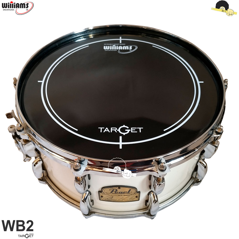 Pele para Surdo ou Caixa Williams Target - WB2 Duplo filme Black 14"