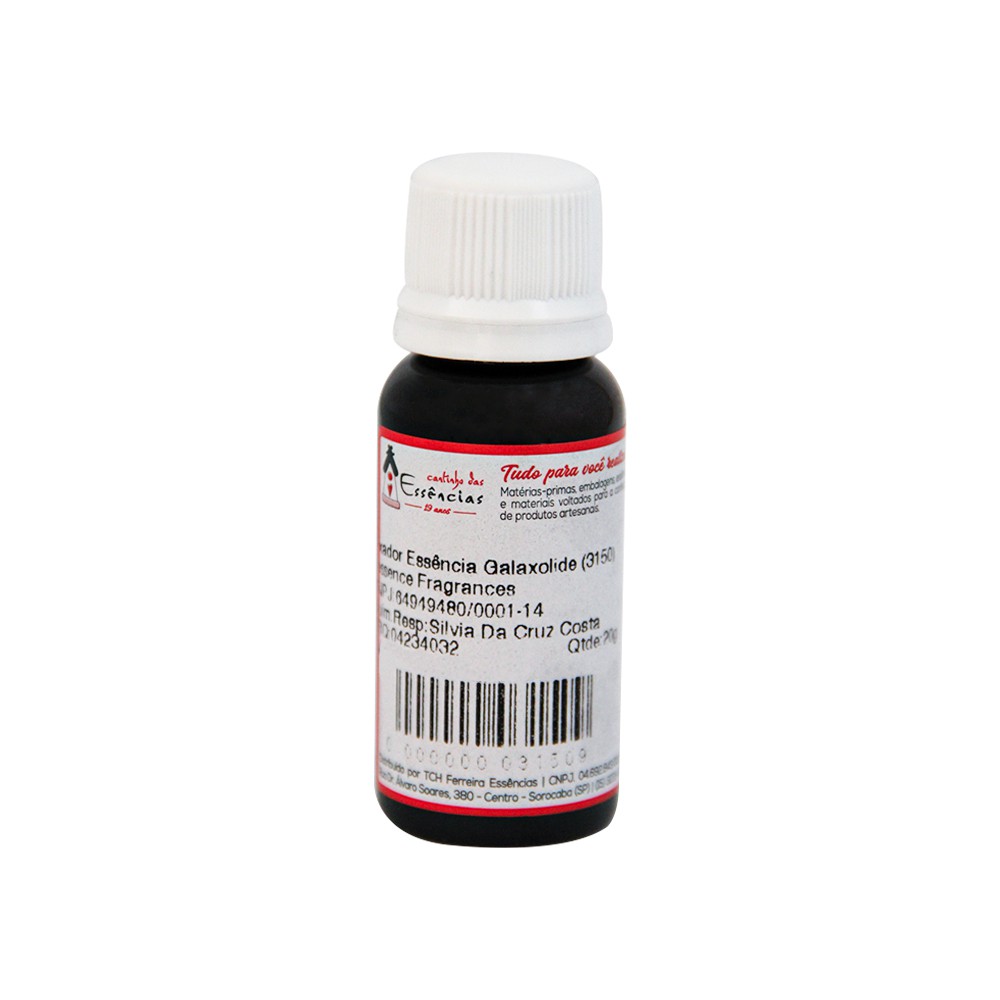Fixador importado Galaxolide 20g para perfumes.