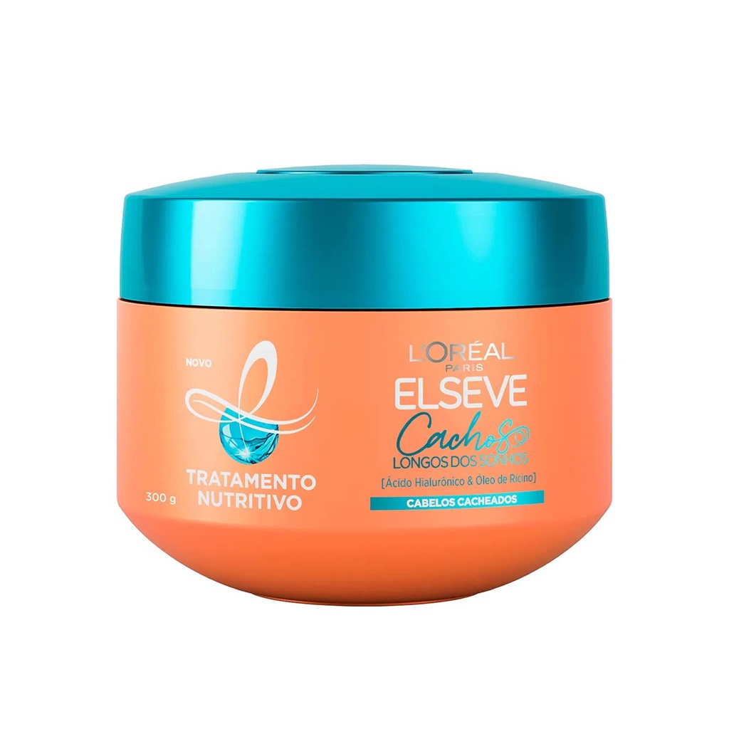 Máscara Cachos Longo dos Sonhos Elseve Loréal Paris 300g em Oferta na Shopee