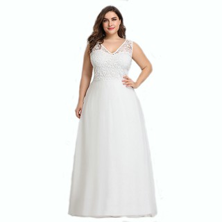 Vestido Noiva Civil 60 Festa Renda Longo Plus Size Casamento