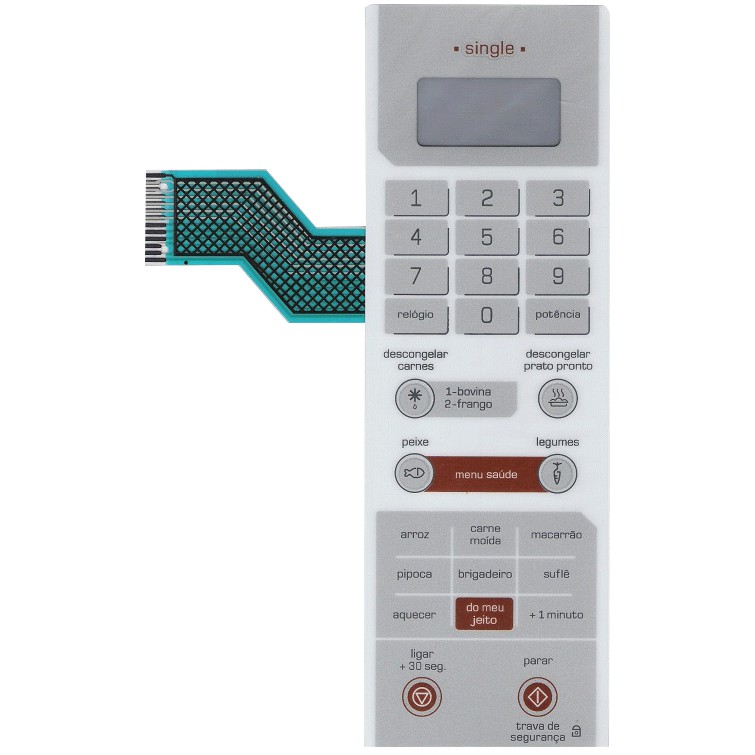 Membrana Micro-ondas Compatível Com Brastemp Bms25 Bms 25 Single