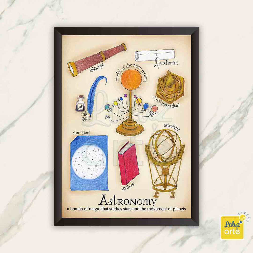 Quadro Harry Potter Escola de Astronomia/Harry Potter