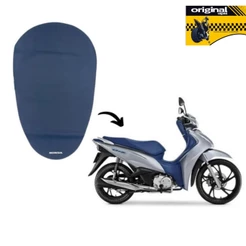 Capa De Banco Honda Biz 125 2019 - 2022 Azul Original Capas