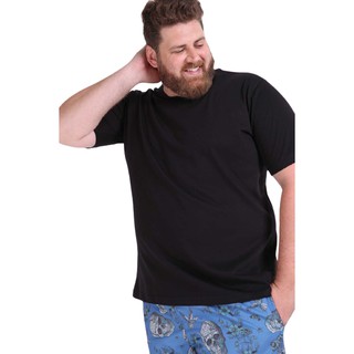camisa preta plus size