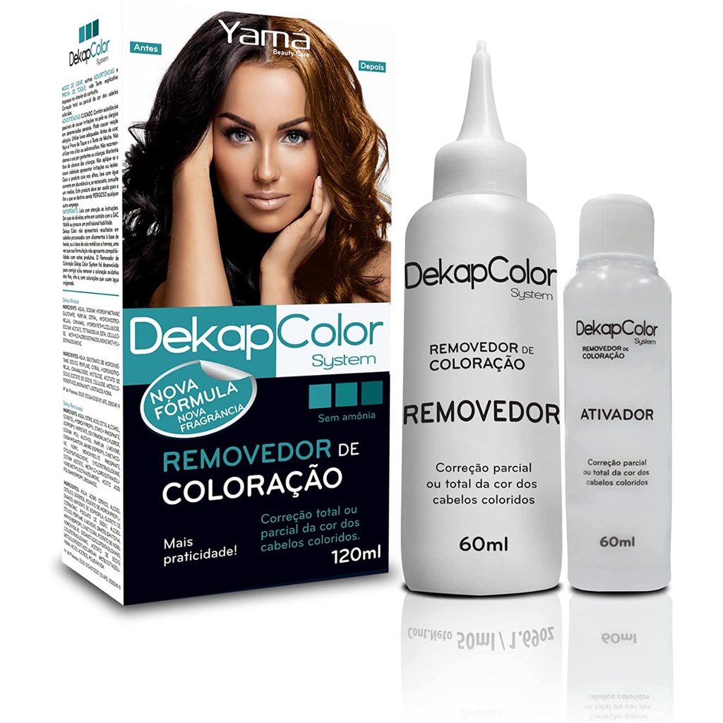 Yama Dekapcolor Monodose Removedor De Coloracao 120ml - Escorrega O Preço