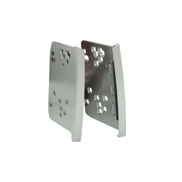 Moldura 2 Din Ford Ka, Ecosport, Ranger, F250 - Prata em Oferta na Shopee