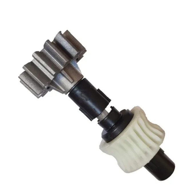 Eixo Completo Motor Dz Rio Ppa Coroa Z23 Engrenagem Z14