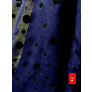 Tecido Chiffon Devorê Veludo Bolinha/Dot/Oncinha/Zebra/Étnico/Boho/Floral — imagem 2 de 2