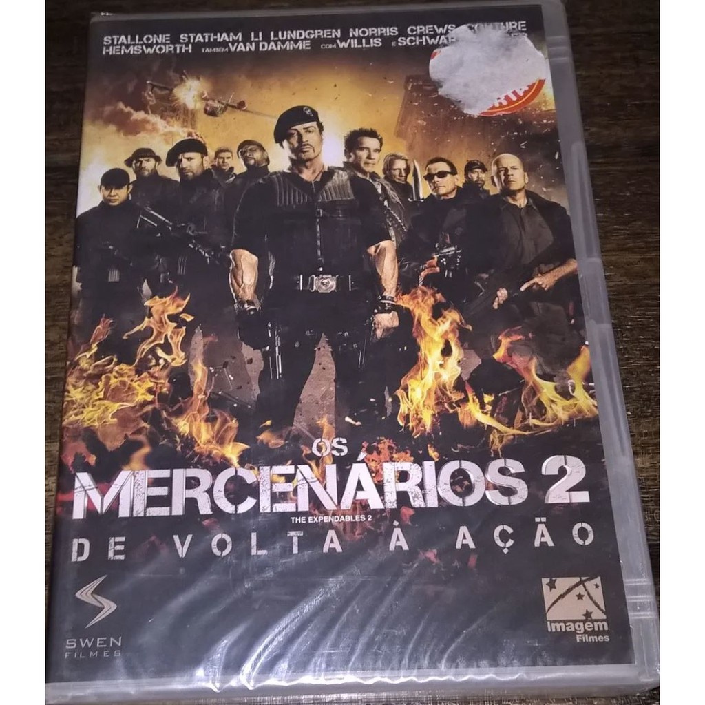 Os Mercenários 2 De Volta A Ação Sylvester Stallone Lacrado