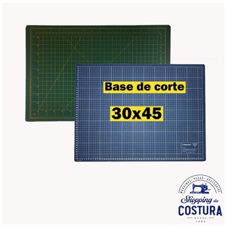 Base de corte de patchwork cor azul e verde 60x45 costura criativa | Shopee  Brasil