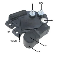 Regulador De Voltagem Peugeot 206/207 Ducato/Citroen C3 C4 - Gauss