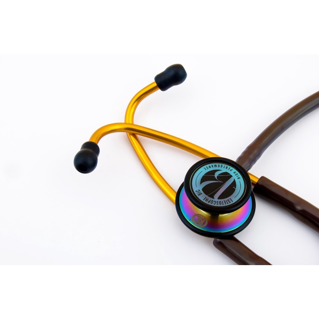 Estetoscópio Duplo Inox Chocolate Rainbow Profissional BIC