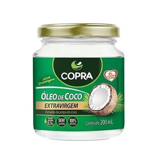Óleo de Coco Extra Virgem - Vidro 200ml - Copra