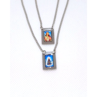 Escapulário Nossa Senhora Aparecida em Aço Inox