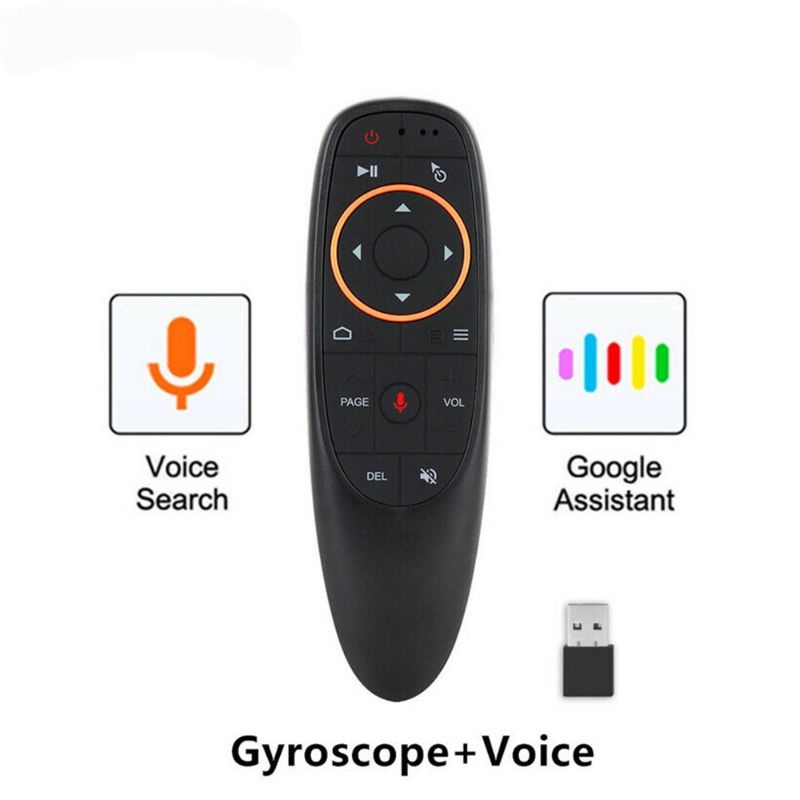 Controle Universal com Comando de Voz Air Mouse para Tv Box Smartv PC