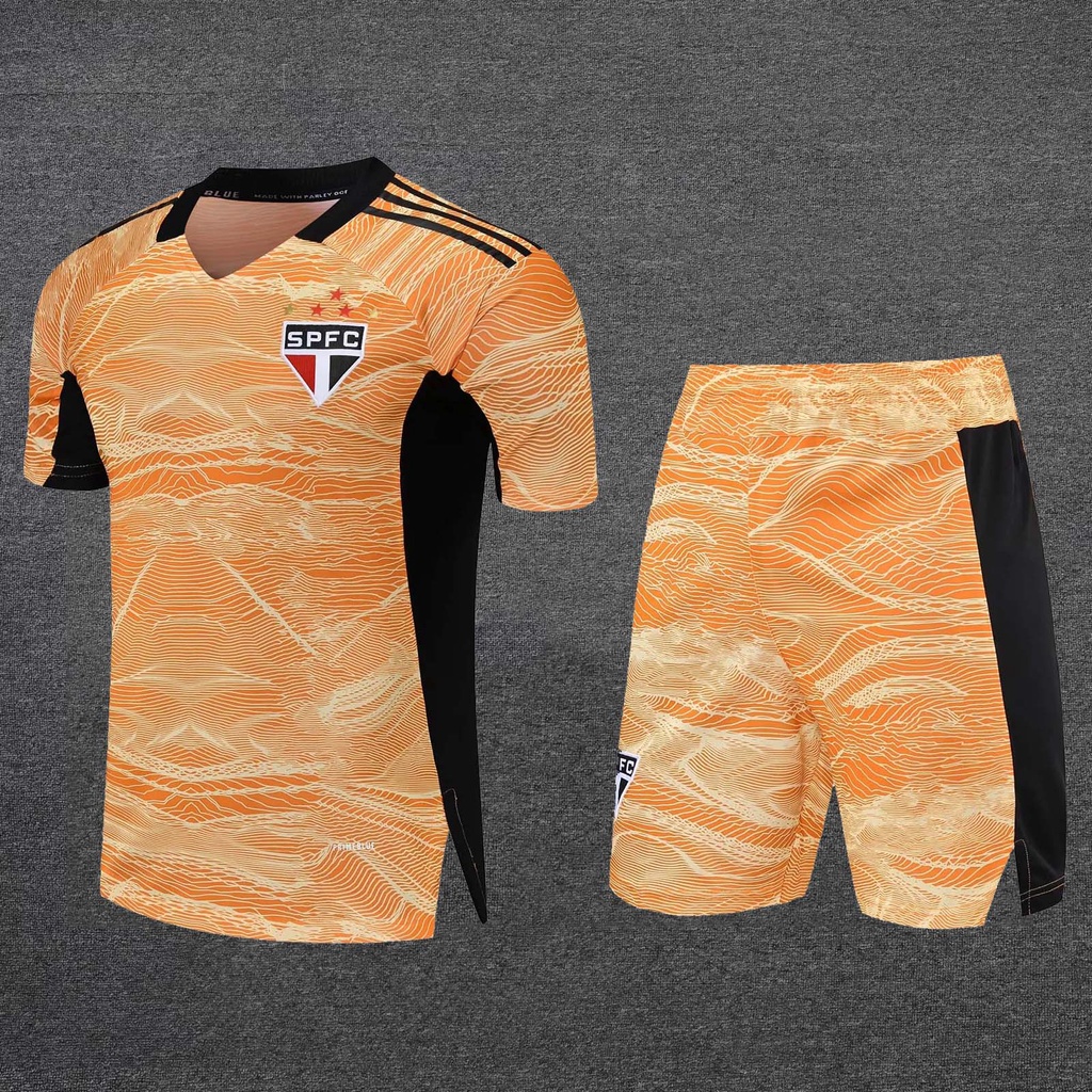 Camisa Para Ambiente Externo (Topo + Calça) 22-23 São Paulo De Goleiro Futebol