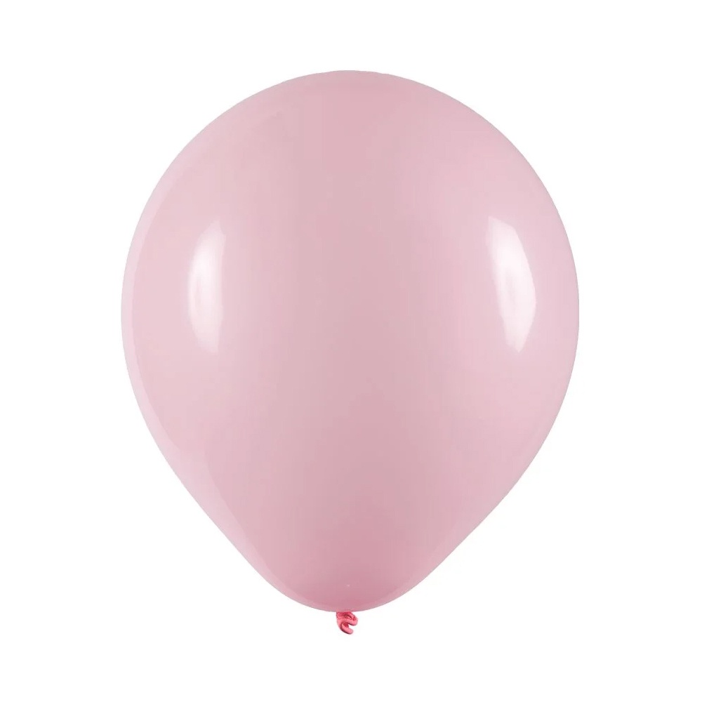 Balão Redondo Prof. Rosa Claro 12" 30cm 24un - Art-Latex