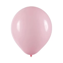 Balão Redondo Prof. Rosa Claro 12" 30cm 24un - Art-Latex